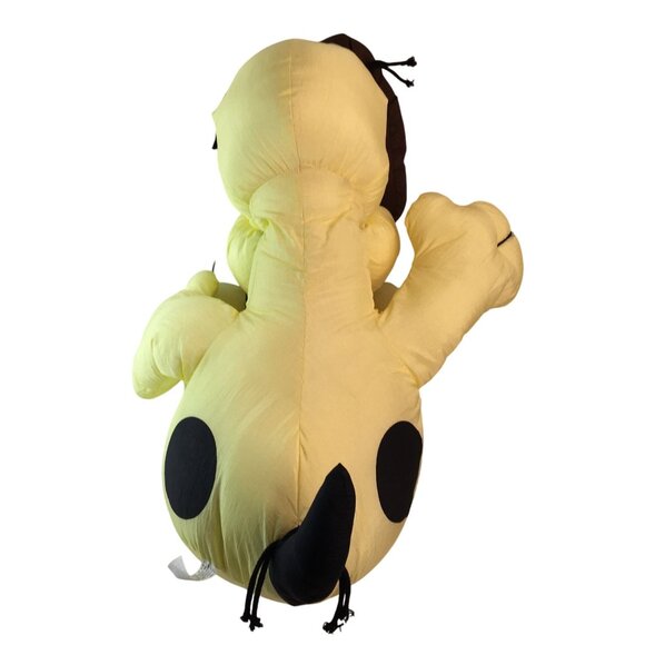 Vintage Spencer Gifts Yellow Odie Plush 30" Nylon Garfield Puppy Dog 1990 w/tags - Picture 4 of 10